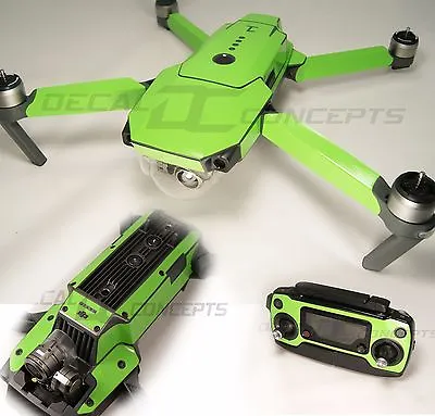 DJI Mavic Lime Green Ultimate Graphic Wrap Kit -Underside Decal Skin Sticker • $19.99