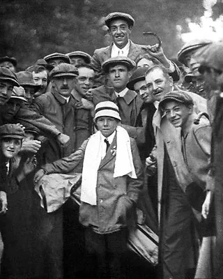 $3.79 • Buy 1913 Golfer FRANCIS OUIMET With Eddie Lowery Glossy 5x7 Photo US Amateur Print