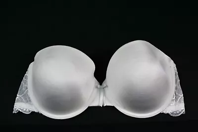 921X05 Maidenform 08111 Sweet Nothings Push Up & In Lace Accent Bra 38D White • $7.61