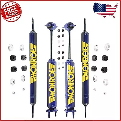 Monroe Front & Rear Shock Absorbers Kit Set Of 4 For Ford Mustang 1965-1970 • $124.99