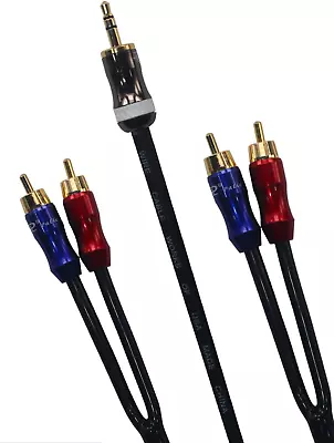 Kk-A3.5To4 Hifi Cable Professional Cable 3.5Mm Male To 4-Male RCA Audio Adapter • $35.95