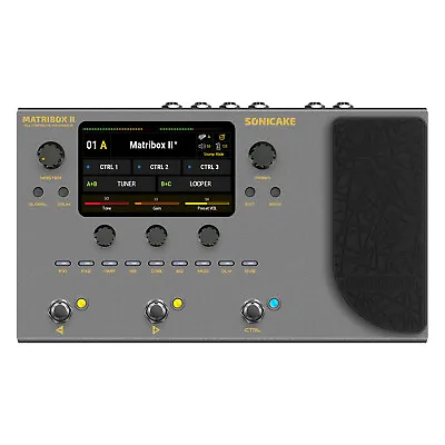 SONICAKE Matribox II Guitar Bass Amp IR Cabinets Expression Effect Pedal FX Loop • $183.99