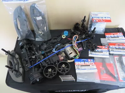 Tamiya TA05 Futaba Radio And Amplifier Included Many Optional Parts RC Chassis  • $305.77