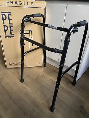 PEPE - Walking Frame /Zimmer Frame Without Wheels (Black Colour) • £34