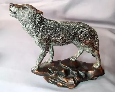 Howling Wolf Bronze Sculpture K Cantrell Sonata Legends USA Limited Signed • $79.95