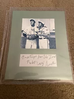 Robert Sorrells Twilight Zone The Mighty Casey Signed Matted Autograph Display • $34.99