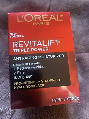 LOREAL REVITALIFT TRIPLE POWER INTENSIVE ANTI AGING MOISTURIZER Pro Retinol • $18.50