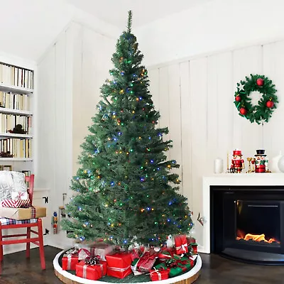 VEVOR 7.5FT Christmas Tree With 550 Multi-Color LED Lights 1346 Branch Tips • $109.99