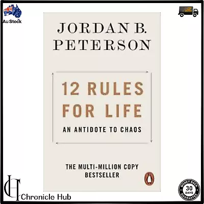 12 Rules For Life By Jordan B. Peterson (BRANDNEW PAPERBACK) BOOK WITH FREE SHIP • $19.99