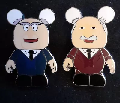 Disney Vinylmation Collector Set Muppets #1 Statler & Waldorf Pin Set~2010~EUC! • $15