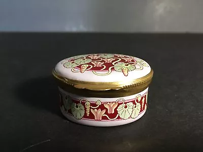 $44.10 • Buy Beautiful Floral & Leaf Design Crummles Enamel Box