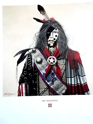 J.D.Challenger Art Print-- THE AWAKENING  --Native American Western 10x12 • $10.99