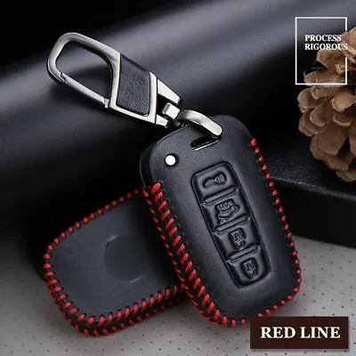 Leather Smart Car Key Fob Case Cover Holder For Hyundai Sonata For KIA Optima • $9.97