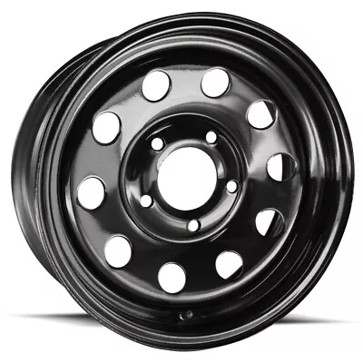 14   Inch  5 On 4.5   Black  Mod  Trailer  Wheel Rim   14545bm • $54