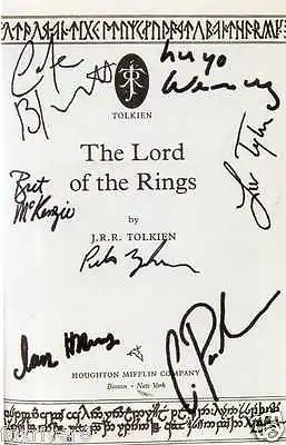 'LORD OF THE RINGS' Cast Signed Page - Jackson McKellan Blanchett Etc Preprint • £5.99