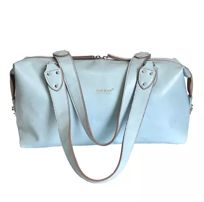 MATT & NAT Pale Blue Tote Bag Vegan Medium • £29.95