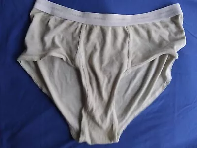 $25 • Buy Mens Vintage 80s HANES Underwear Briefs 38-40 L