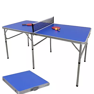 Tischtennisplatte Mini Tischtennis Platte Tischtennistisch Klappbar 152x76x76cm • $79.80