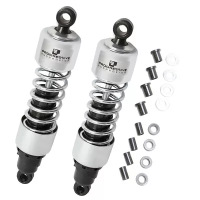 Progressive Suspension 412 Harley Shocks 13.0  Chrome - 412-4072C • $310.44