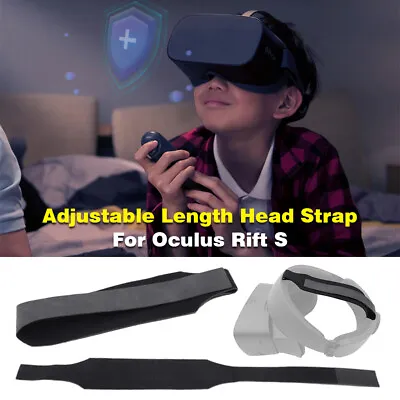 Adjustable Length Head Trap VR Headset Accessories PU Leather For Oculus Rift • $14.54
