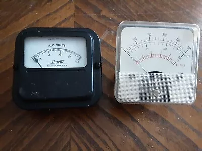 2 Analog Panel Mount Meters Tested • $10