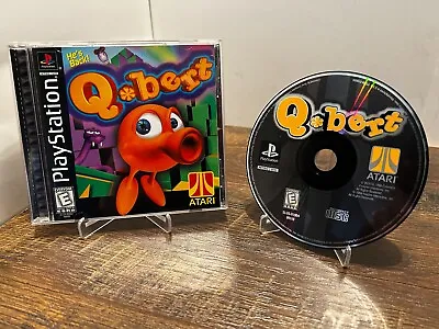 Sony PlayStation 1 PS1 Q*Bert Complete Tested • $9.99