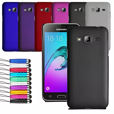 For Samsung Galaxy J3 2016 Slim Hard Shell Case Back Cover + Stylus • £3.89