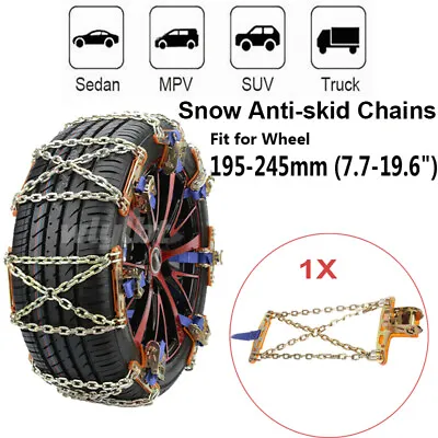 $54.98 • Buy 1Pc Winter Anti-skid Chains For Snow Mud Car Truck Wheel Tyre Tire Cable Ties