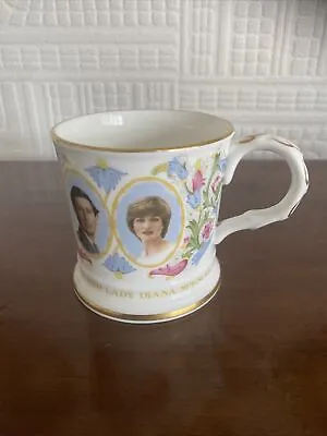 Coalport Commemorative Royal Mug 1981 Wedding Charles And Diana Uk Royalty • £6