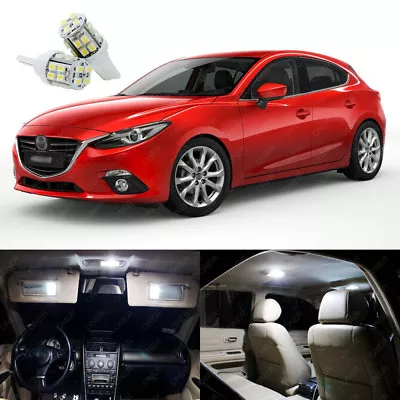 11 X Xenon White LED Interior Light Package Kit Deal For Mazda 3 2014 - 2020 • $17.99