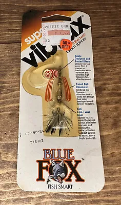 Vintage Blue Fox Super Vibrax 7/64 Oz. Size 0 Blade Spinner Fishing Lure • $6.99