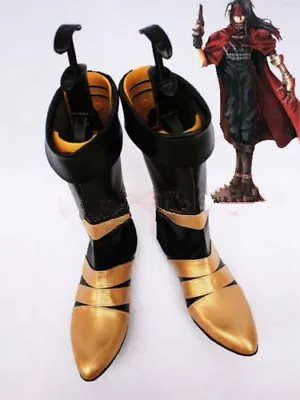 Anime Final Fantasy VII 7 Vincent Valentine Vinson Cosplay Show Boots Boots • $49.99