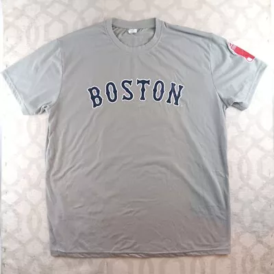 Boston Red Sox BOSTON STRONG 617 MLB Promo Gray T-Shirt Mens XL • $12.99