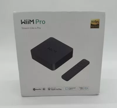 WiiM PRO AirPlay 2 Receiver Chromecast Hi-Res Audio WiFi Multiroom Streamer • $125.95