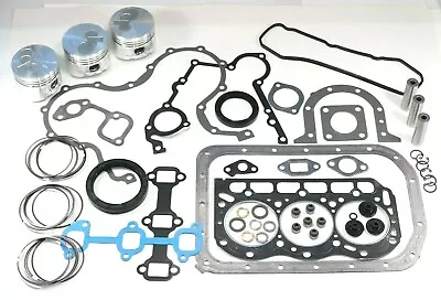 Kawasaki 3010 4010 Mule DIESEL Engine Complete Rebuild Kit W/ Pistons & Rings • $415