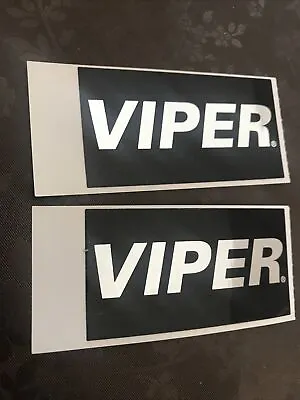 (2) Viper Warning Stickers Car Alarm Security System Decals  • $5.99