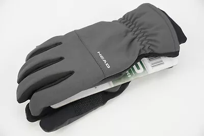 HEAD Men’s Waterproof Hybrid Ski Gloves Gray Size Extra Large XL • $10