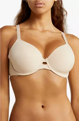 Wacoal 853342 Superbly Smooth Contour Underwire T-Shirt Bra Sand Size 34DDD • $24.92