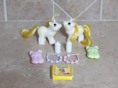 My Little Pony Baby Twins Rattles Tattles Newborn Unicorn Brushes Bottles + More • $32.99