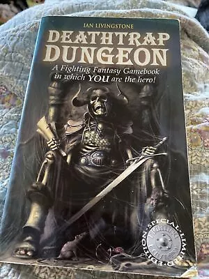 Deathtrap Dungeon By Ian Livingstone Fighting Fantasy Gamebook 2002 PB • $26.95