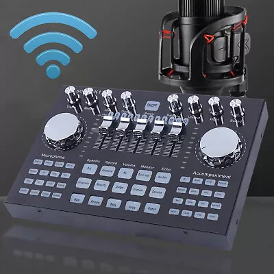 Mixing Console Bluetooth Live Studio Audio DJ KTV Mixer Sound Board • $39.90