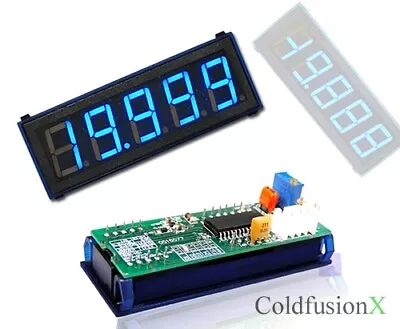 4-1/2 Blue LED DC 20V Digital Volt Voltage Panel Meter • $22.50