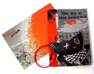 £2.90 • Buy Birthday Greetings Cards Dark Dudes Beastie Dude Card With Friendship Bracelet