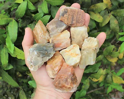 Moonstone Rough Natural Stones (Raw Crystals Black Moonstone Peach Moonstone) • $5.95