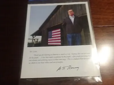 2012 Presidential Election Memorabilia - Mitt Romney Photo L2 • $7.99