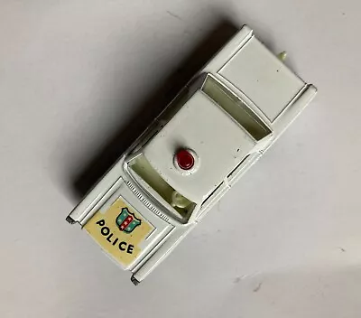 Vintage 1960s Lesney Matchbox Series #55/59 White Ford Galaxie Police Car • $10