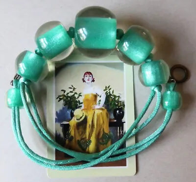 AS NEW 49cm Long Zsiska Hand Crafted Turquoise Blue Resin Bead Necklace • $45