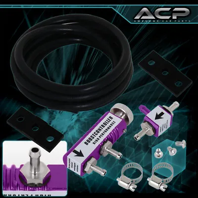 Adjustable Vip Incabin Turbo 30Psi Manual Boost Bypass Controller Kit Set Purple • $10.99