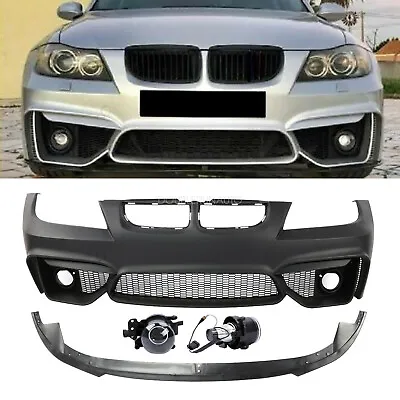 F80 M3 M4 Style Bumper For 2006-2008 BMW E90/E91 3-Series Sedan Wagen • $472.24