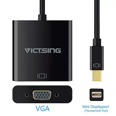 Gold-Plated HDMI To VGA Converter Adapter With Audio Port Laptop • $20.53